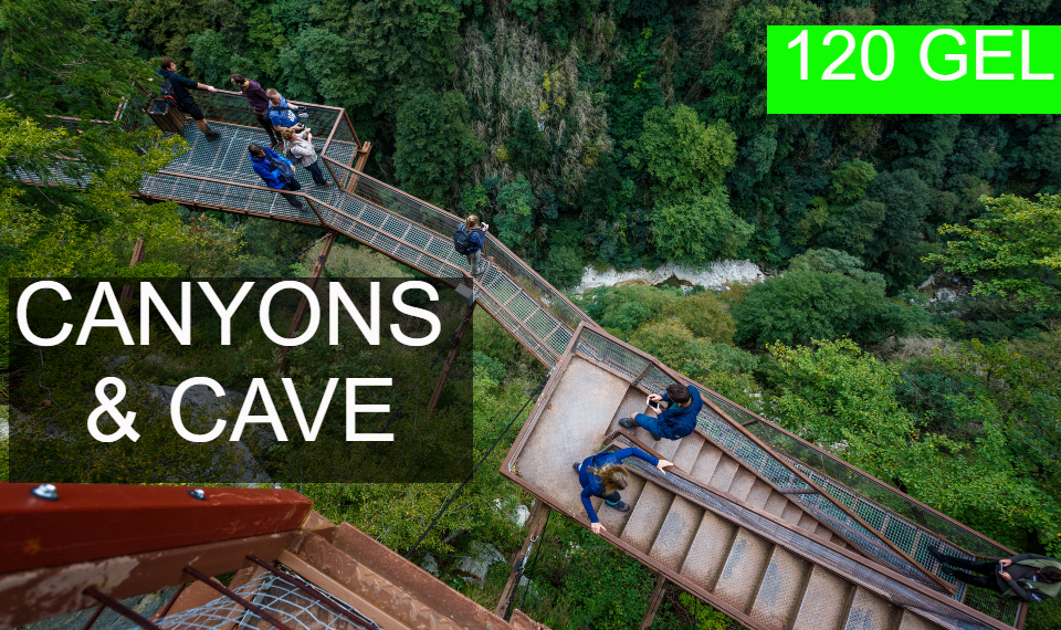 Canyons and Caves tour from Tbilisi