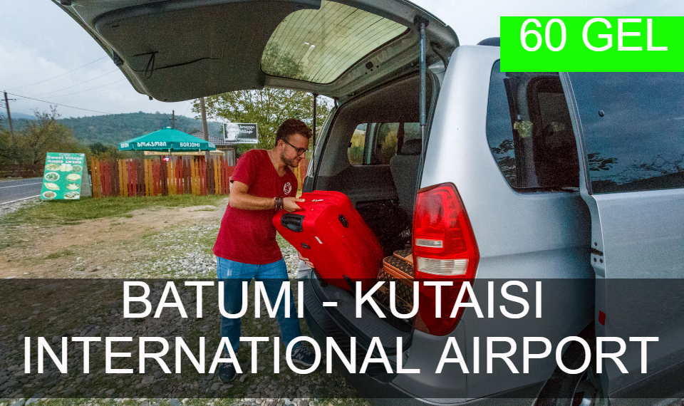 Bus transfer from Batumi to Kutaisi International Airport