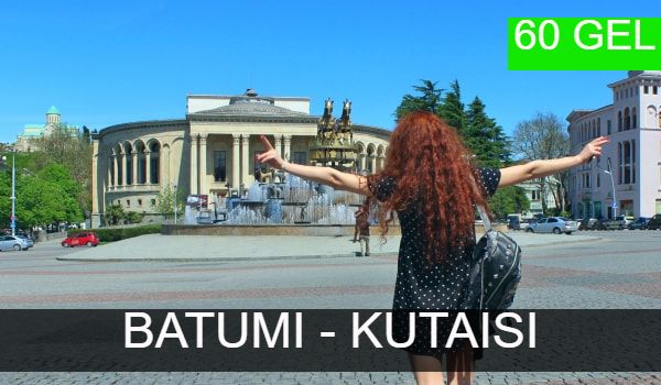 Bus transfer from Batumi to Kutaisi