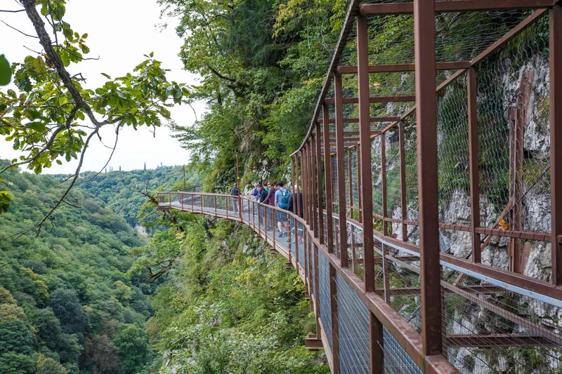 Bridge Of Okatse Canyon 15 4 Days Tour To Svaneti & Kutaisi From Tbilisi