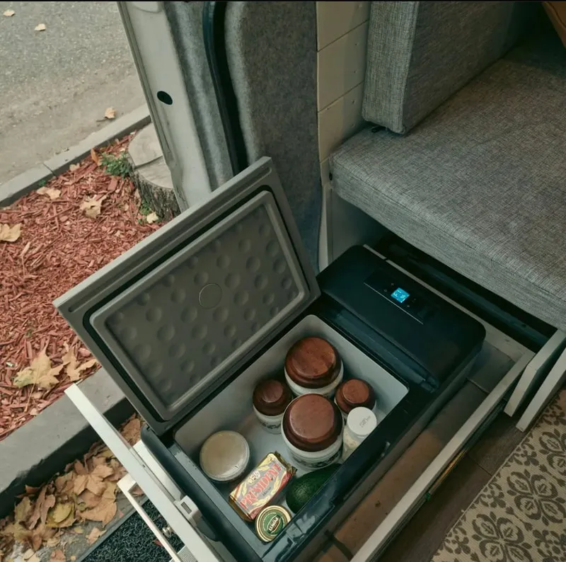 Fridge Of The Campervan CAMPERVAN EXPEDITION 