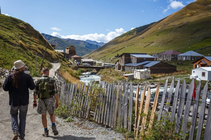 Walking In Ushguli Day tour from Mestia to Ushguli