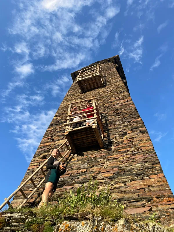 Tower Of King Tamar In Ushguli 1 Mestia-Ushguli trek – 5 days tour from Kutaisi