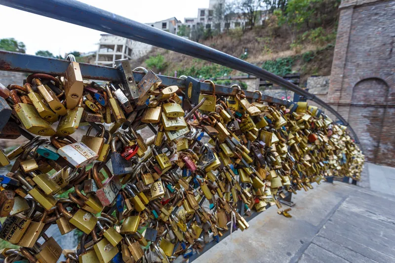 Bridge Of Love In Tbilisi 1 Walking Tour In Old Tbilisi